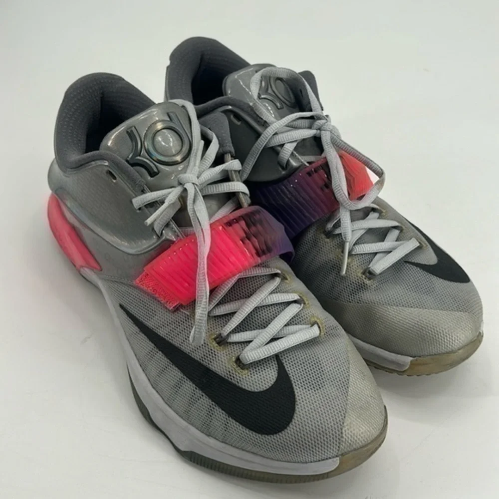 Nike KD 7 All Star Kevin Durant Platinum Silver 742548-090 Size 12